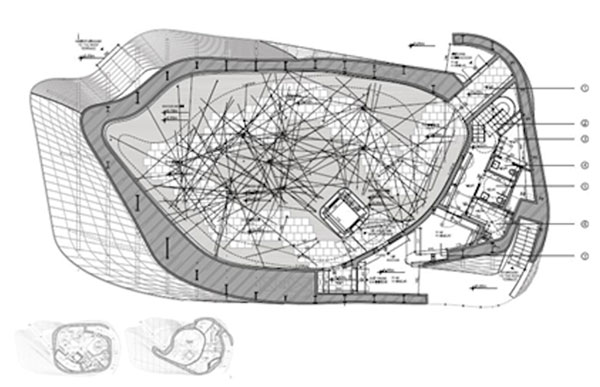 Planta do Pavilhão Shitang - Vanke | Projeto Arquitetônico para Expo Milão 2015