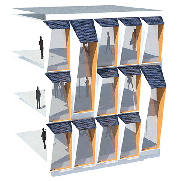 Fachada de Edifício Controla o Clima do Interior do Prédio