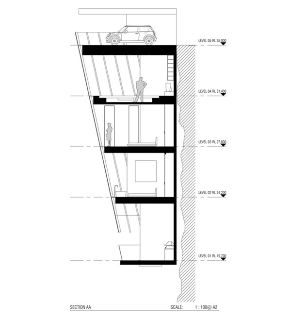 Arquitetos Australianos Projetam Casa em Precipício