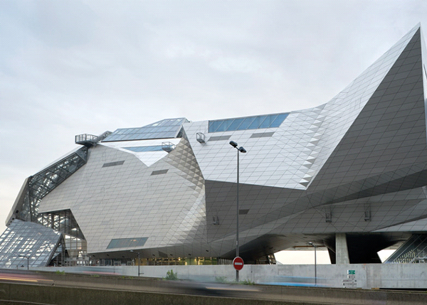 Arquitetura do novo museu de história natural de Lyon 