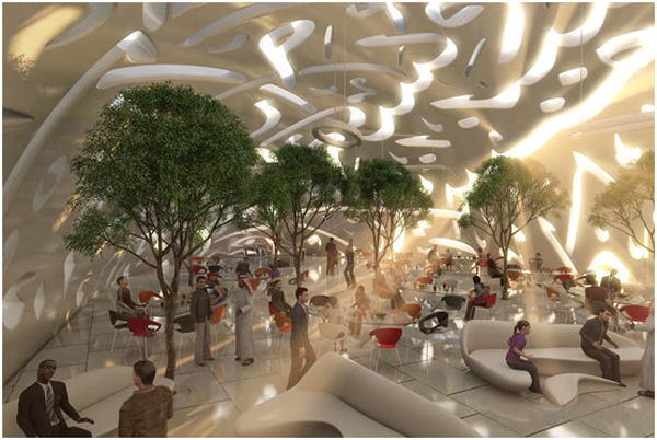 Área Comum do Museu do Futuro em Duba |Instituto Bramante 