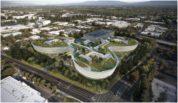 Novo campus da Apple é sustentável