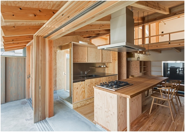 Arquiteto faz estrutura de madeira construída no japão